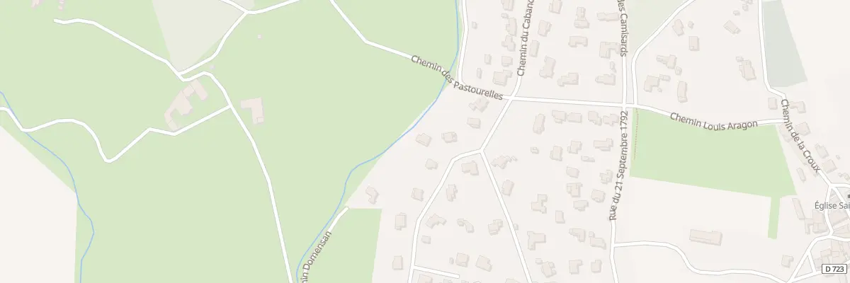Plan du 36 Che du Puits Nouvel à Domessargues