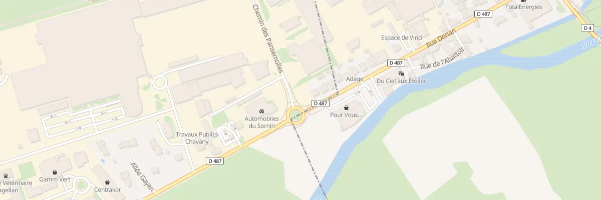 Plan du 1001 Rte de Pouilly à Saint-Nizier-sous-Charlieu