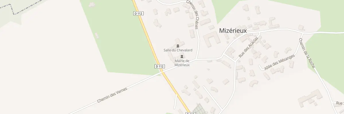 Plan du 35 Rue du Chevalard à Mizérieux