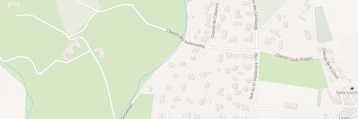 Plan du 24 Che du Puits Nouvel à Domessargues