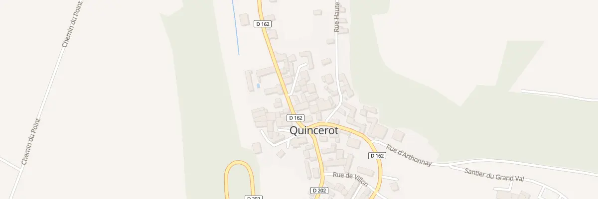 Plan du 2 Rue d’Etourvy à Quincerot