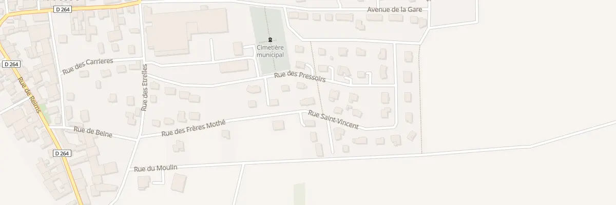 Plan du 273 Rue des Frères Mothé à Nogent-l’Abbesse