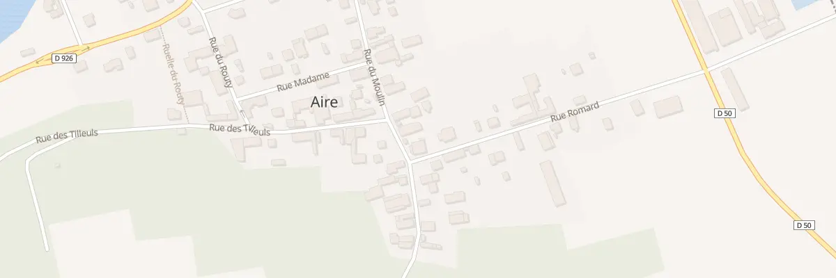 Plan du 27 Rue du Moulin à Aire