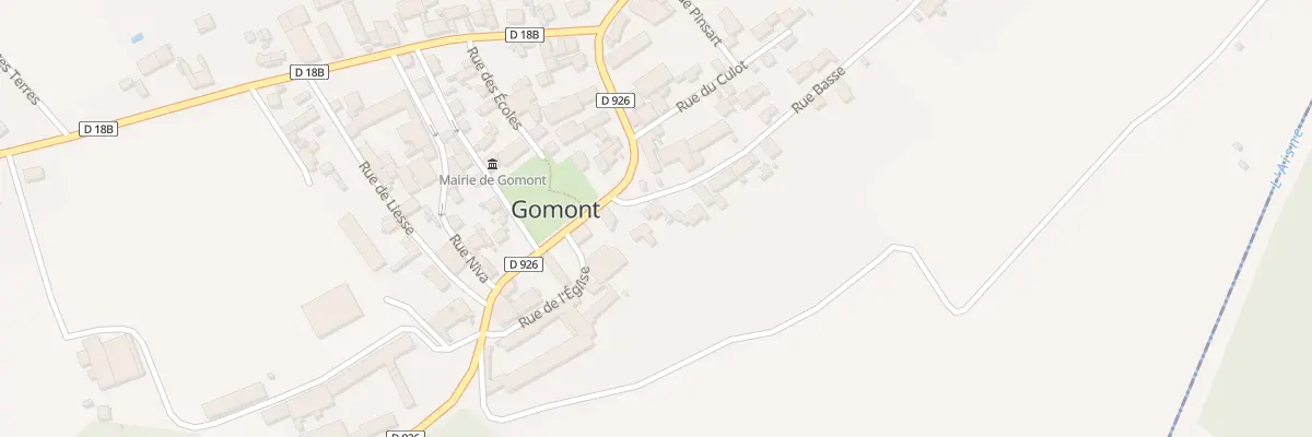 Plan du 6 Rue Basse à Gomont