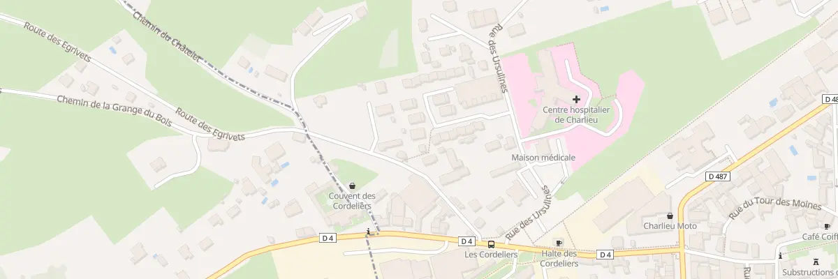 Plan du 13 Hameau des Cordeliers à Charlieu