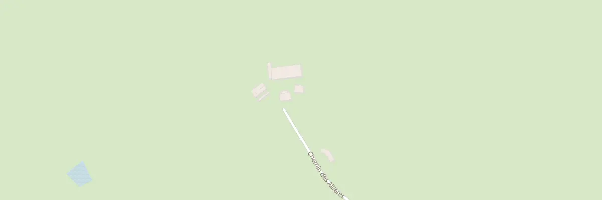 Plan du 1200 Che des Allières à Perreux