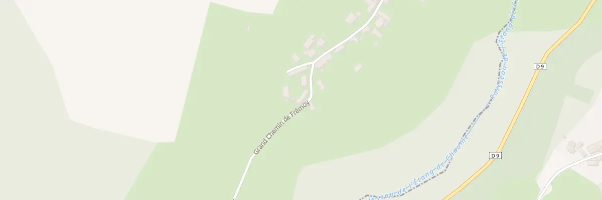 Plan du 4 Grand Chemin de Fremoy à Montberthault