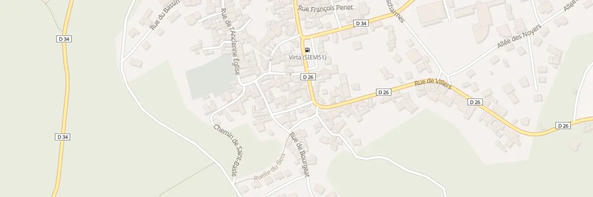 Plan du 2 Rue de la Fontaine à Verzy