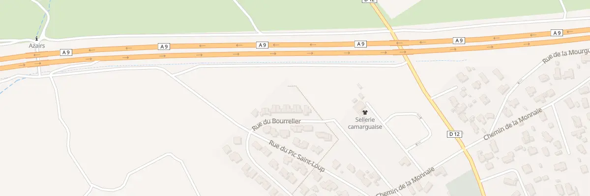 Plan du 10 Rue du Bourrelier à Gallargues-le-Montueux