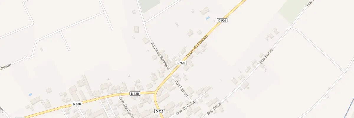 Plan du 31 Rte du Porcien à Gomont