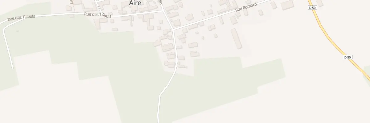 Plan du 33 Rue du Moulin à Aire