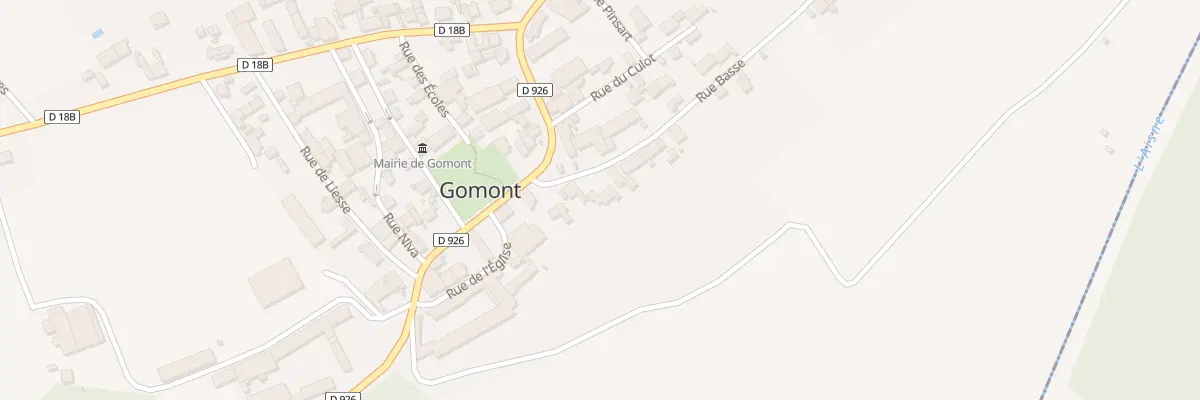 Plan du 8 Rue Basse à Gomont