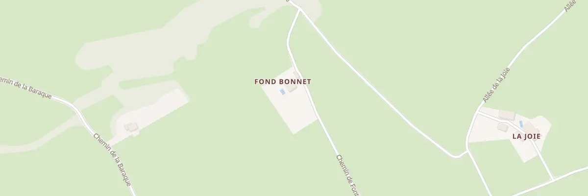 Plan du 5060 Font Bonnet à Nandax