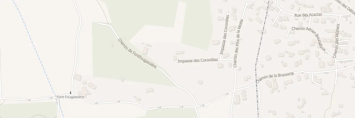 Plan du 135 Imp des Coronilles à Aubais