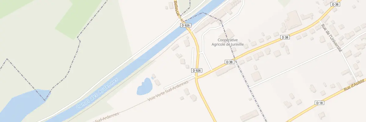 Plan du 9 Rte de Bellevue à Aire