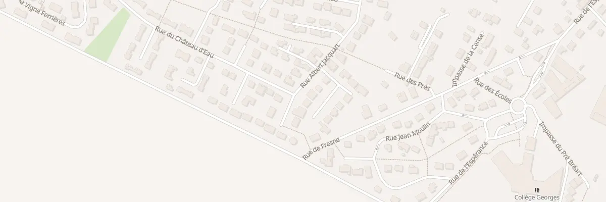 Plan du 8 All des Cornouillers à Bazancourt