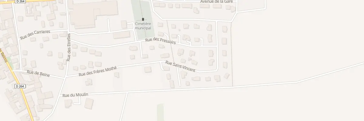 Plan du 25 Rue Saint-Vincent à Nogent-l’Abbesse