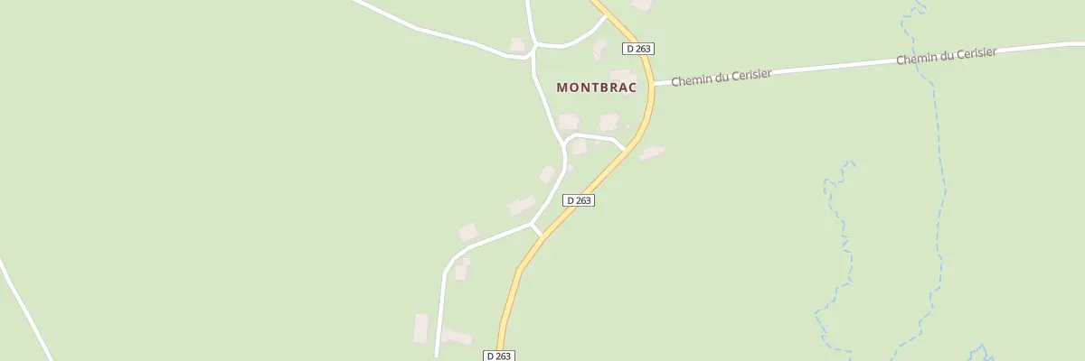 Plan du 7 Che de Montbrac à Saint-Front