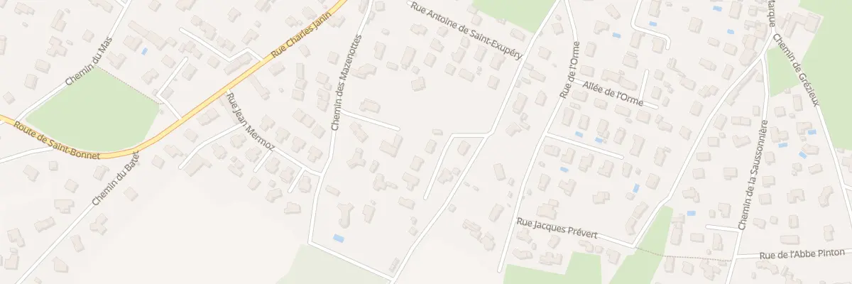 Plan du 42 All de Rachasset à Saint-Marcellin-en-Forez