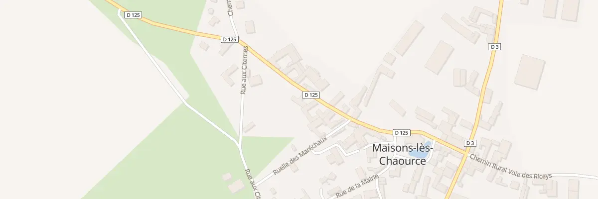 Plan du 9 Rue de Lagesse à Maisons-lès-Chaource