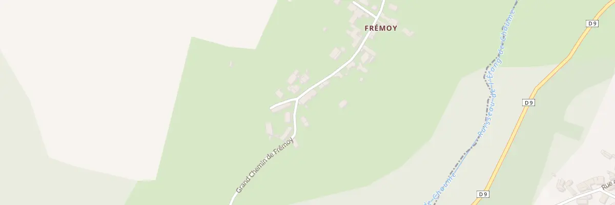 Plan du 19 Grande Rue de Fremoy à Montberthault