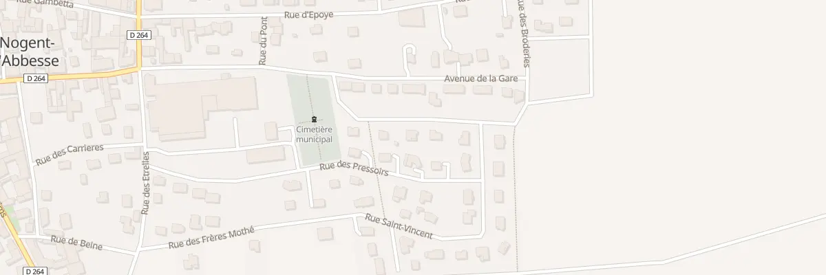 Plan du 319 Rue Saint-Vincent à Nogent-l’Abbesse