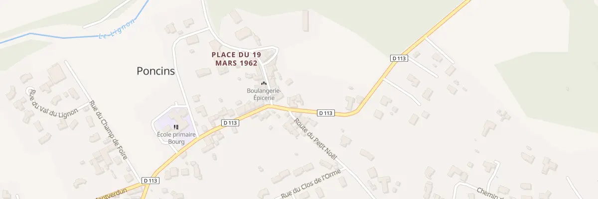 Plan du 19 Rte Charles de Beauverie à Poncins