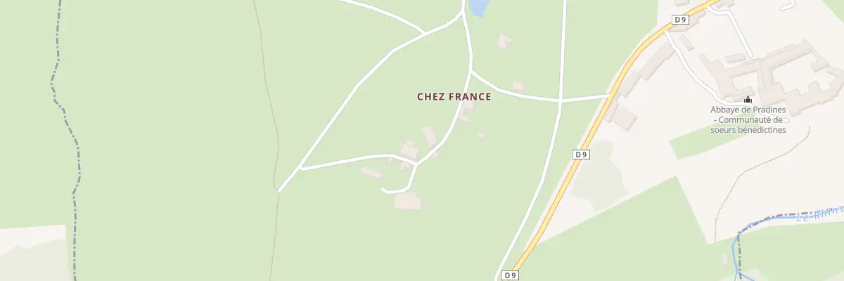 Plan du 112 Imp Chez France à Pradines