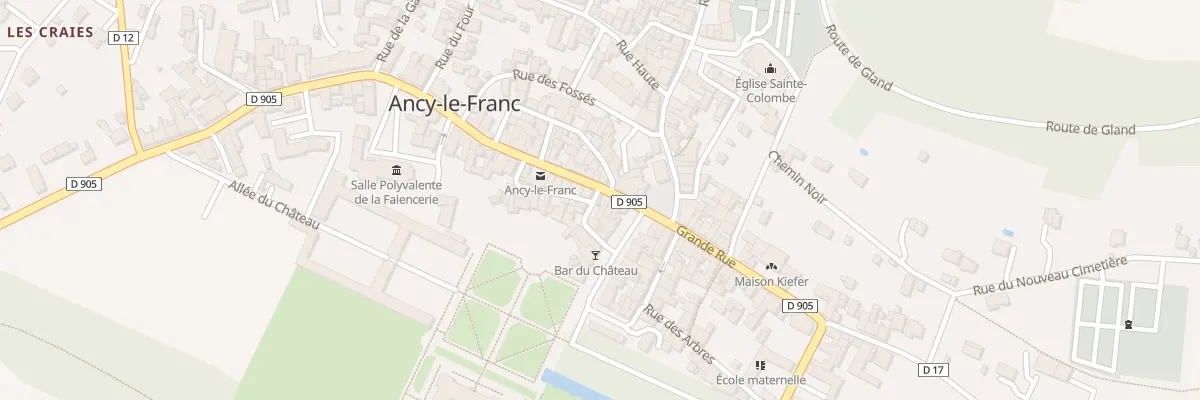 Plan du 31 Gr Grande Rue à Ancy-le-Franc