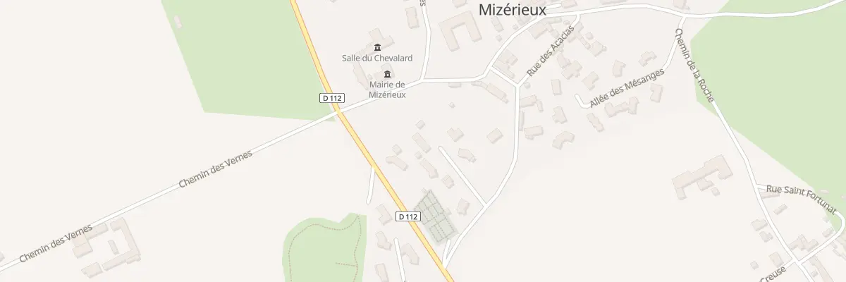 Plan du 89 All des Hirondelles à Mizérieux