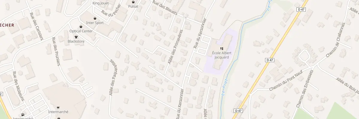 Plan du 13 Rue du Kersonnier à Monistrol-sur-Loire