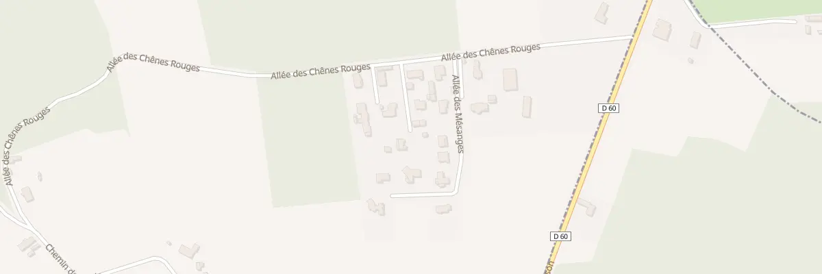 Plan du 281 All des Chênes Rouges à Poncins
