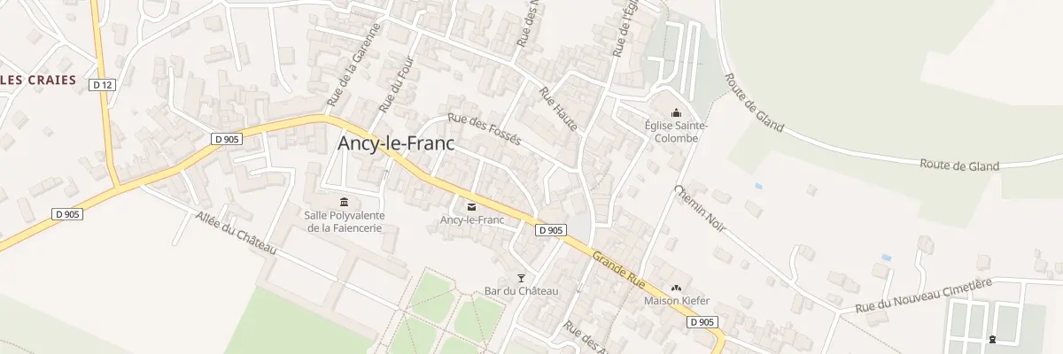 Plan du 6 Rue de la Liberté à Ancy-le-Franc