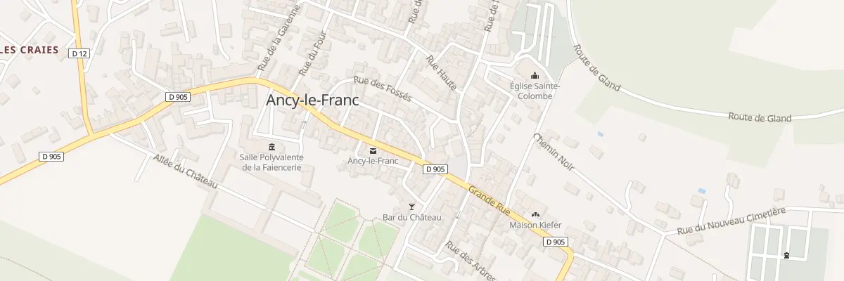 Plan du 4 Rue de la Liberté à Ancy-le-Franc