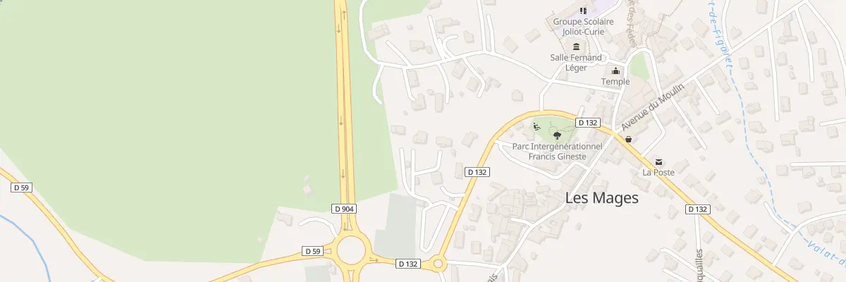 Plan du 5900 Le Bouissounas aux Mages