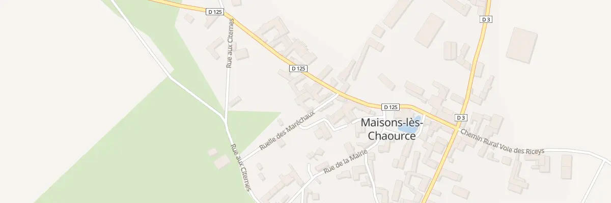 Plan du 2 Rle des Maréchaux à Maisons-lès-Chaource