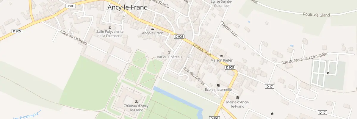 Plan du 15 Pl Clermont-Tonnerre à Ancy-le-Franc