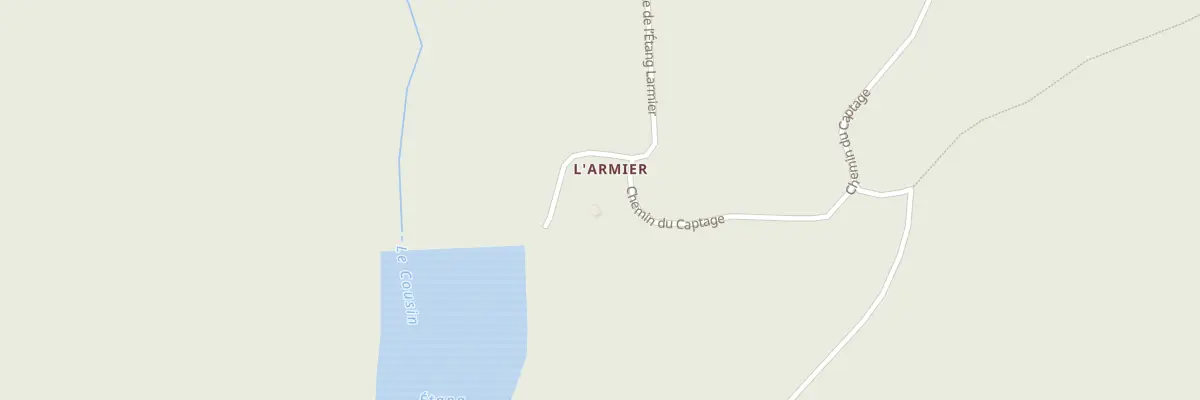 Plan du 50 Rte de l’Étang Larmier à Champeau-en-Morvan