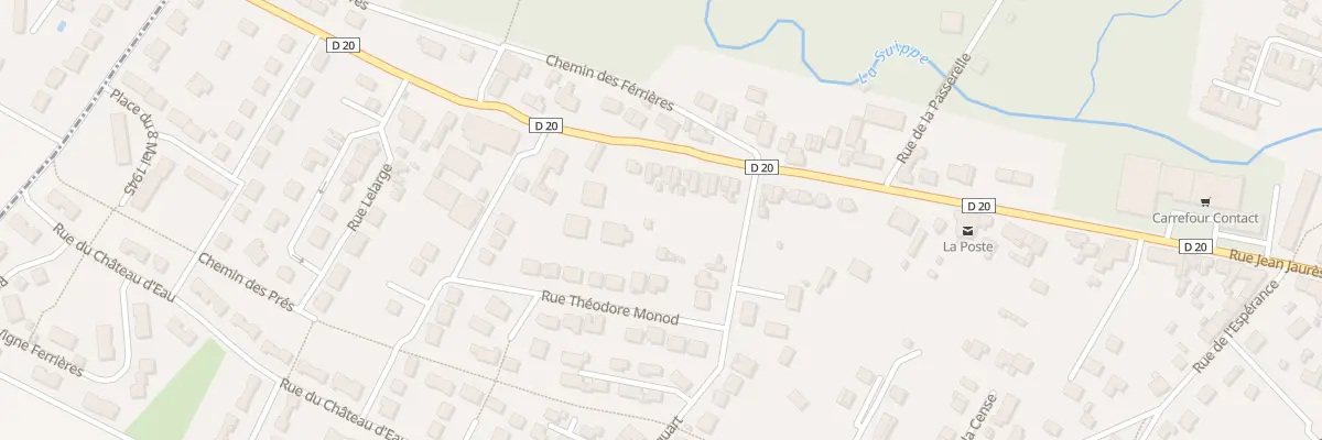 Plan du 127 Rue Jean Jaures à Bazancourt