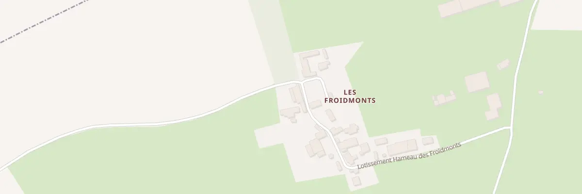 Plan du 8 Lot Hameau des Froidmonts à Parfondeval