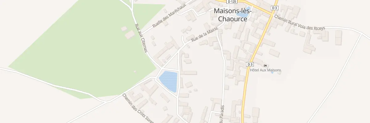 Plan du 1 Pl de la Grande Mare à Maisons-lès-Chaource