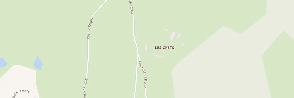Plan du 259 Che des Crets à Neaux