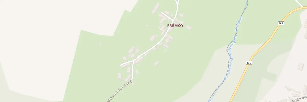 Plan du 15 Grande Rue de Fremoy à Montberthault