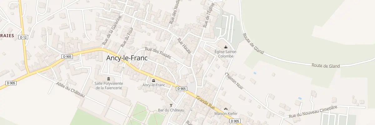 Plan du 5 Rue de l’Église à Ancy-le-Franc