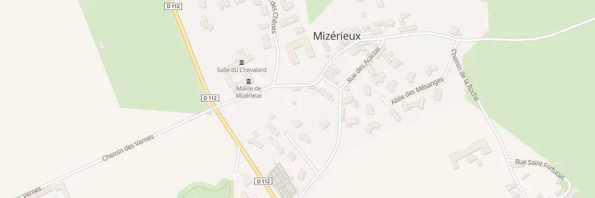 Plan du 146 Rue du Chevalard à Mizérieux
