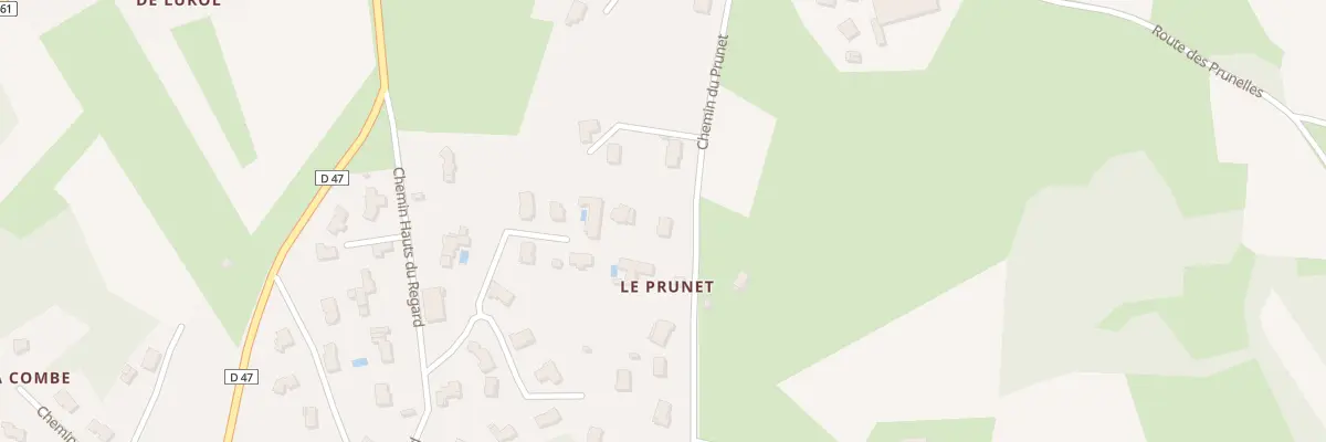 Plan du 250 Che du Prunet à Monistrol-sur-Loire
