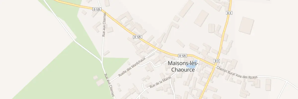 Plan du 3 Rue de Lagesse à Maisons-lès-Chaource