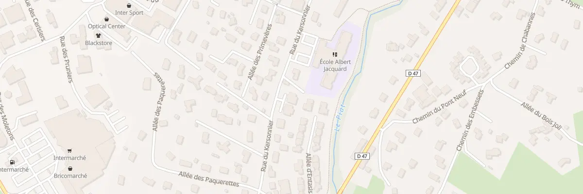 Plan du 22B Rue du Kersonnier à Monistrol-sur-Loire
