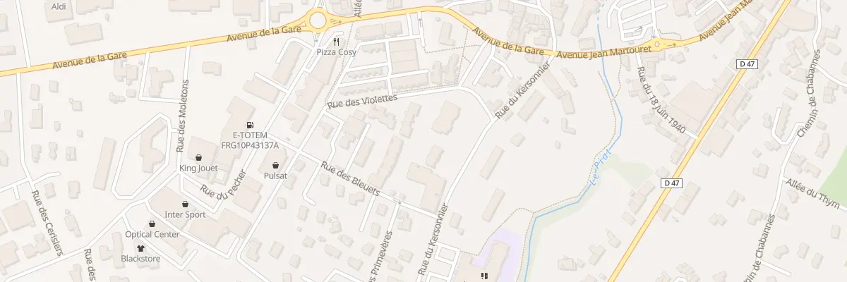 Plan du 5 Rue du Kersonnier à Monistrol-sur-Loire