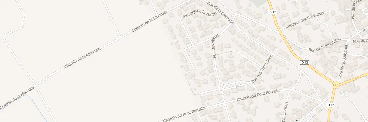 Plan du 11 Pas du Chardonnay à Gallargues-le-Montueux